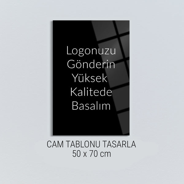 Kişiye Özel Cam Tablo 50 x 70 cm - KO002