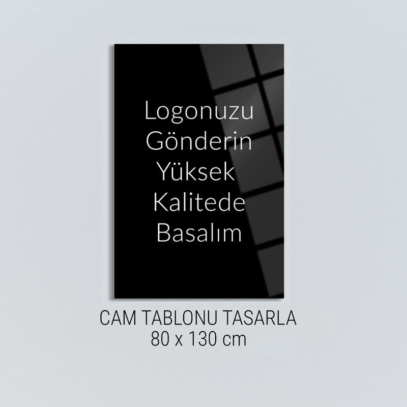 Kişiye Özel Cam Tablo 80 x 130 cm - KO005