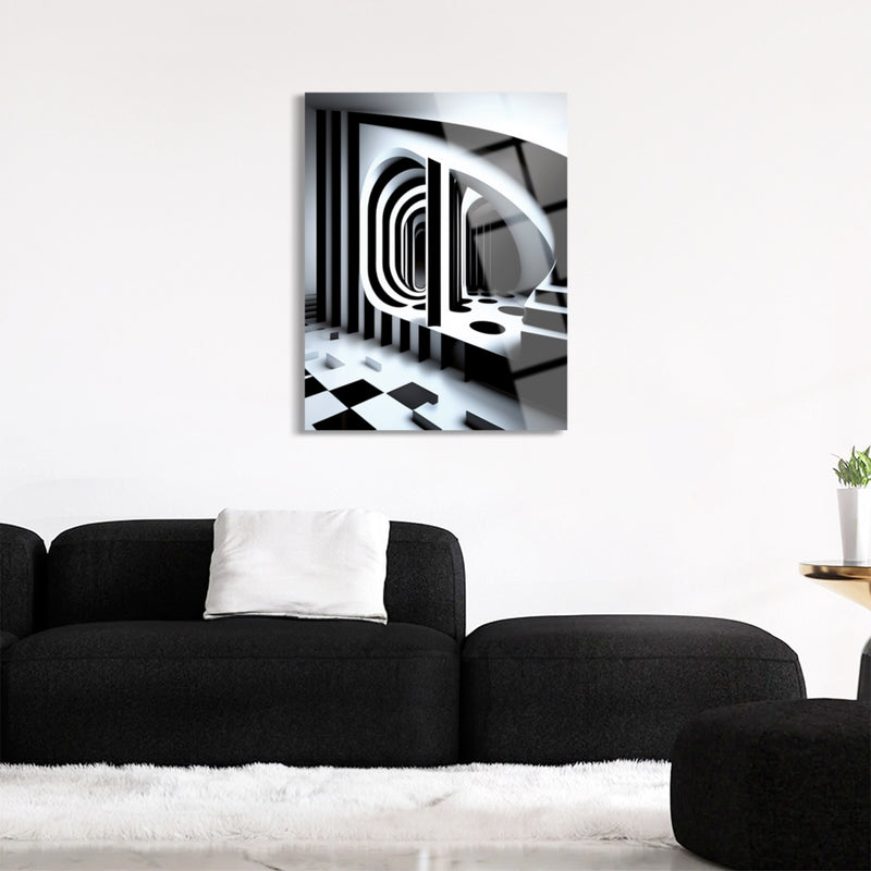 Op-art Salon Cam Tablo - MOD027